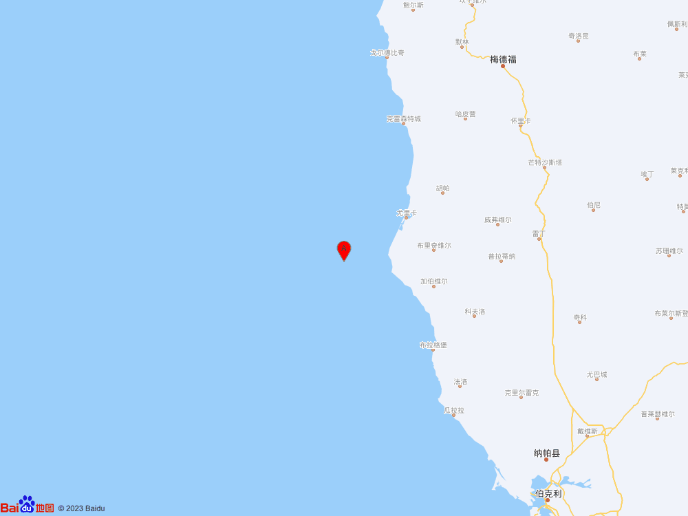 美国加利福尼亚州北部沿岸近海发生7.0级地震