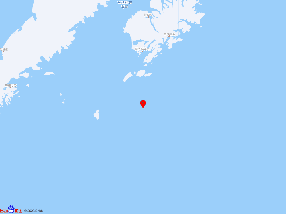 美国阿拉斯加州以南海域发生5.5级地震