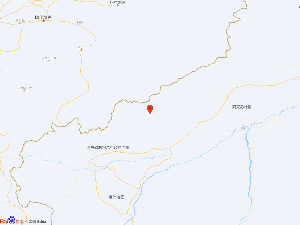 新疆克孜勒苏州阿合奇县（北纬40.78度，东经77.84度）发生3.2级地震